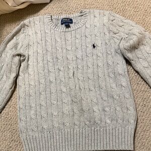 Polo by Ralph Lauren Heather Gray Kids Sweater
